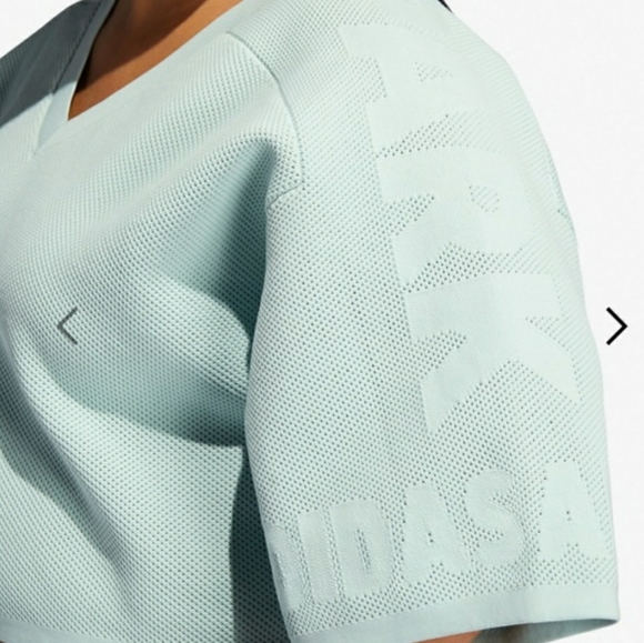 ADIDAS x IVY PARK Knit Crop Jersey Top - Picture 2 of 5